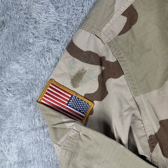 Vintage US Army Camo Coat Men Small Extra Short DCU Desert Camoflauge 2nd ID - Picture 7 of 13